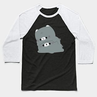 American Shorthair Cat Couple Baseball T-Shirt